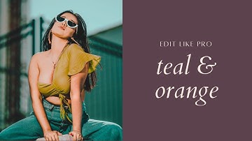 Teal and Orange with Adobe Camera Raw |Photoshop CC tutorial