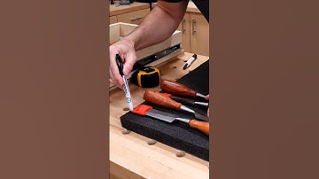 Homemade Toolbox to put your tools away! #shorts #woodworking