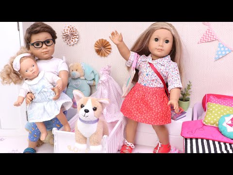 Papá muñeca completa las tareas de una lista de tareas pendientes I Juguetes Muñecas