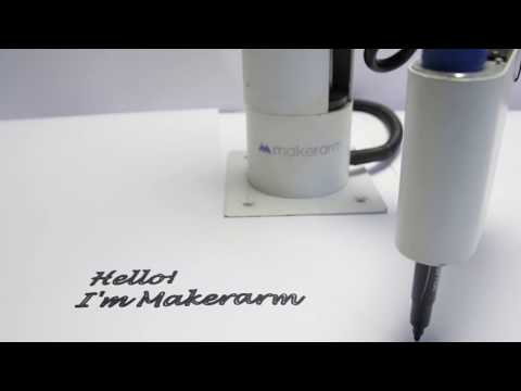 Hello! I'm Makerarm - The Pen Plotter Toolhead Demo