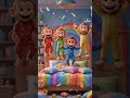 Five Little Monkeys Jumping on the Bed 🐵 | Funny Kids Song #kidssongs #nurseryrhymes #toddlersongs