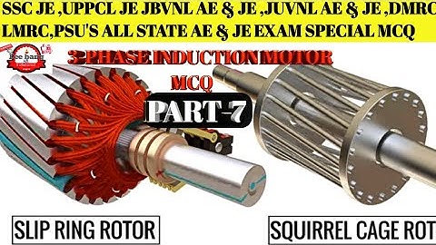 three phase induction motor mcq by rk rajput!! SSC je uppcl je and all other AE and jE!!