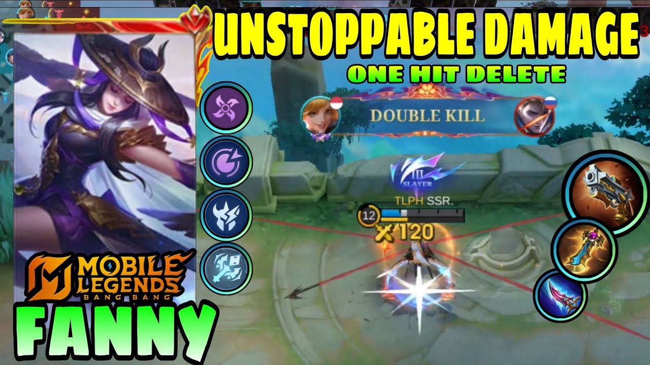 UNSTOPPABLE DAMAGE ONE HIT DELETE WITH FANNY - Build Top 1 Global Fanny ~ MLBB