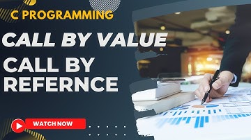 Call by value || Call by refence || function|| C