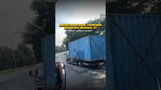 TRUK TOWING INI BAWA CONTAINER !!! #shorts #truktowing #trukmania #bussid #busmania #buspariwisata