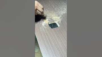 DIY Socket Hole Cutting on Wooden Cabinet | Electrical Outlet Installation for Furniture