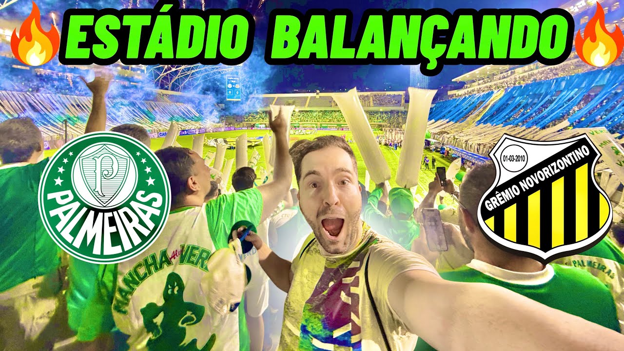 A ARENA BARUERI VIROU UM CALDEIRÃO COM A TORCIDA DO PALMEIRAS/ Palmeiras 1 x 0 Novorizontino