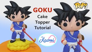 How to make GOKU FUNKO POP for cakes 🐉 / Cómo hacer un FUNKO POP de GOKU para tortas