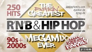 The Greatest RnB \u0026 Hip Hop Megamix Ever ★ 90s \u0026 2000s ★ 250 Hits ★ Best Of ★ Old School