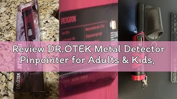 Review DR.ÖTEK Metal Detector Pinpointer for Adults & Kids, IP68 Fully Waterproof Underwater Metal D