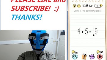 BRAIN TEST LEVEL 190 WALKTHROUGH WITH ANSWERS EXPLAINED