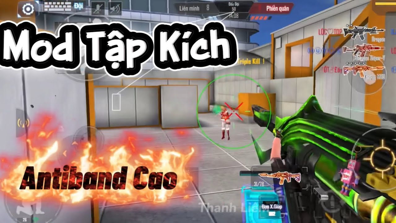 Hack Tập Kích Android x IOS Không Khoá Acc Nhiều Chức Năng Xịn 