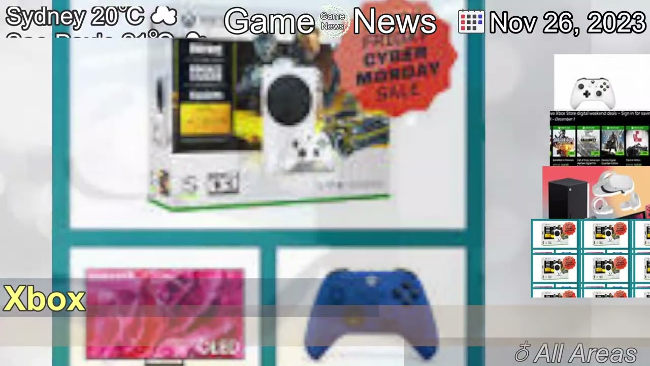 [Latest]Xbox Cyber Monday: Here's The Best Deals Already Live