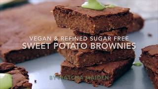 100% japanese stone ground organic matcha. order now at
www.matchamaiden.com our sweet potato brownies with matcha maiden
tahini frosting recipe is vega...