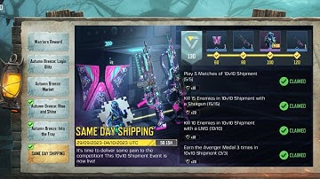 Call of Duty Mobile How To Play 5 Matches of 10v10 Shipment Task Complete 💯✅.