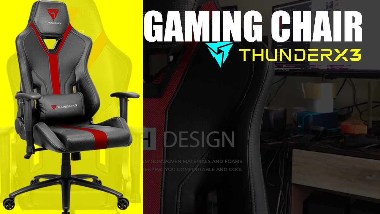  Kursi  Gaming  Mewah Harga Hemat ThunderX3  YC3 Red Gaming  