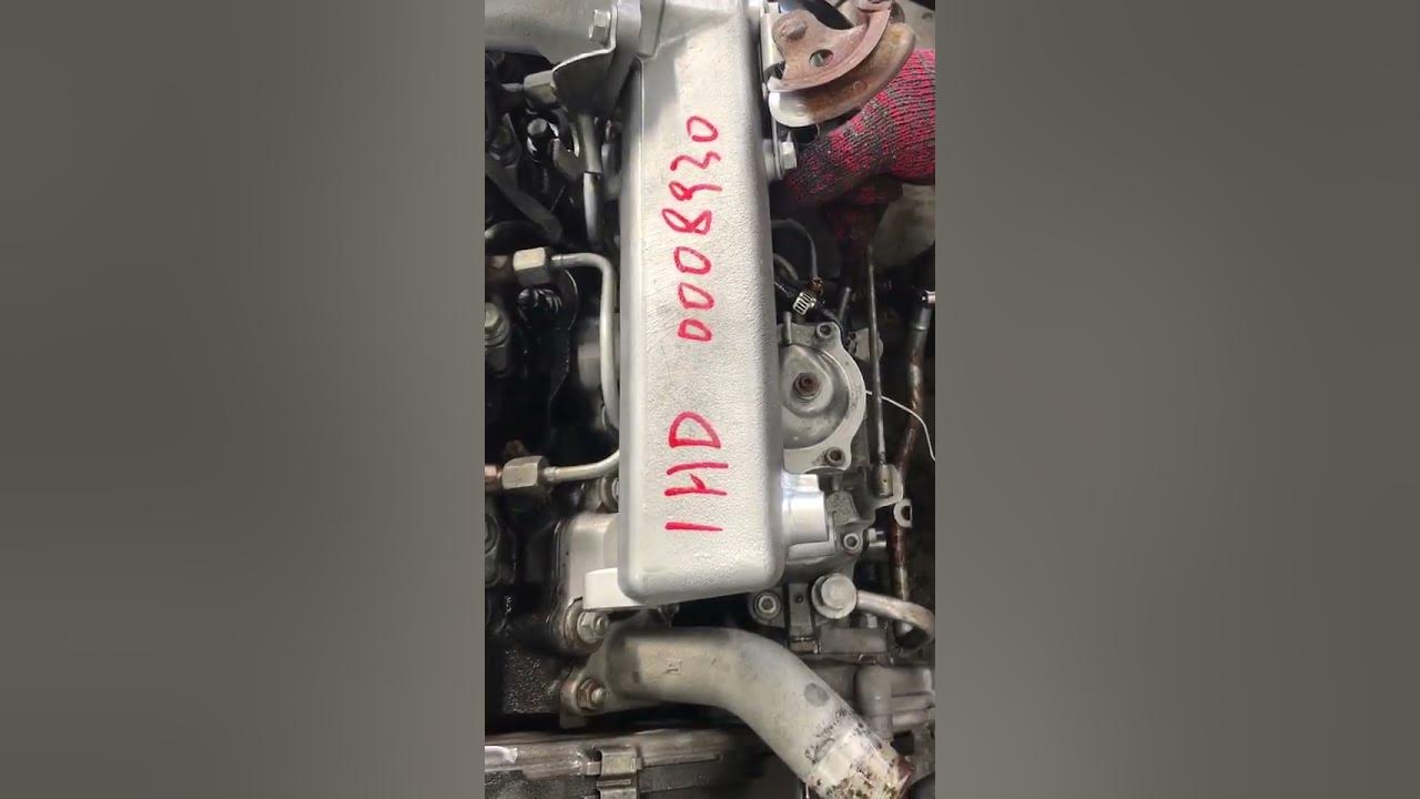 MOTOR TOYOTA 1HDT 1HDT 12 VALVE TURBO ENGINE TESTING VIDEOuser