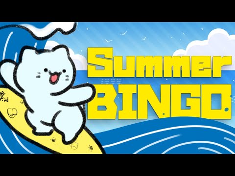 【ビンゴ大会】🔥暑い夏をハッピーに！🌴夏のビンゴ大会🌴【アオイネコ / Vtuber】