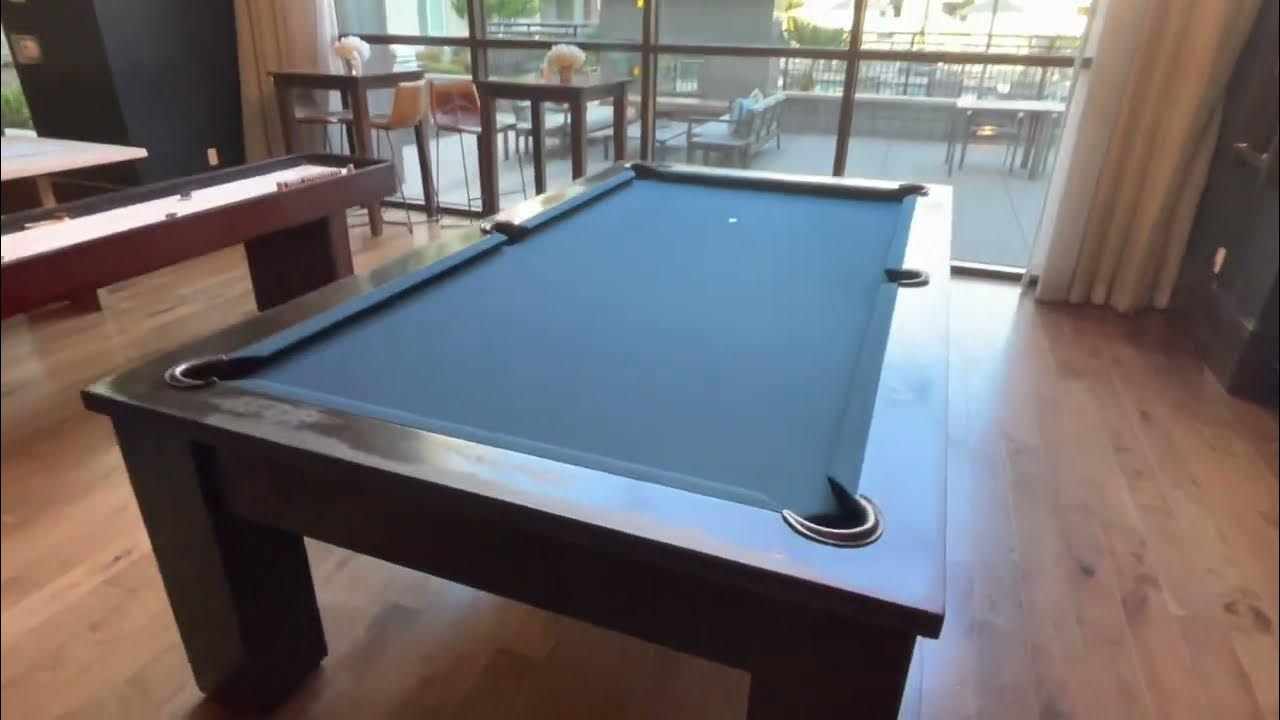 Before and After Video of the Pool Table Pros Refelting Service