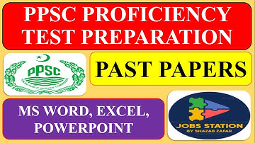 PPSC Typing and Proficiency Test| Data entry operator, Junior clerk, Junior Data Entry Operator