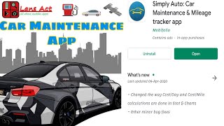 Best Car Maintenance App | Simply Auto : Car Maintenance & Mileage tracker App | Lans Act screenshot 2