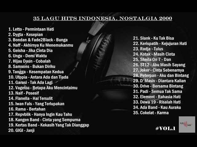 NOSTALGIA HITS INDONESIA MUSIC 2000 | KUMPULAN LAGU GADO-GADO VOL.1 class=