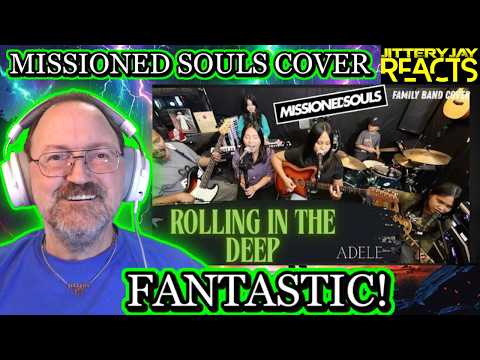 Rolling In The Deep - Adele - Missioned Souls Family Band Cover   Reaction