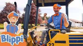 Blippi Learns About Bulldozers \&  Excavators! | Vehicles for Kids | Educational Videos For Toddlers