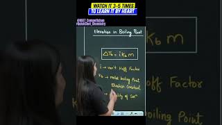 Calculate The Elevation Of Boiling Point | QuickShot Chemistry | #ncert#chemistry#neet2024#organic