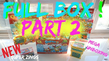 Super Zings series 1 Full box  PART 2  (Mega Unboxing)