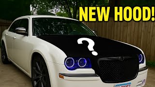 INSTALLING HELLCAT HOOD ON 2005 Chrysler 300C!!!