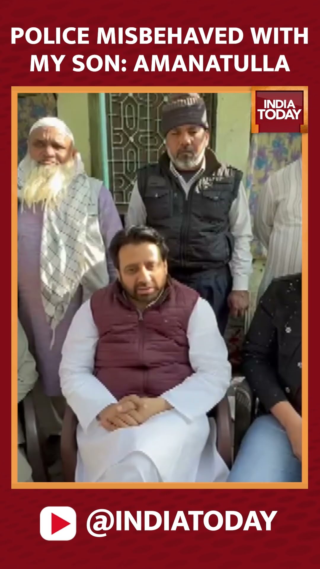 Police Misbehaved With My Son, Was Riding Someone Else's Bike Which Had Party Flag: Amanatulla Khan
