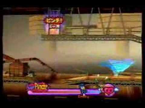 Solid Snake fighting in Dream Mix TV: World Fighters