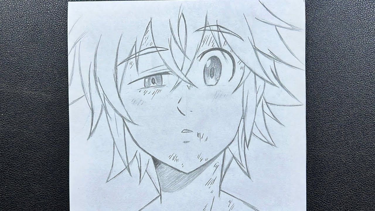Anime drawing | how to draw Meliodas step-by-step
