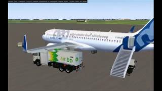 Simulador de Vuelo FlightGear (100% Gratuito) Volando A320 en Toulouse Francia. screenshot 5