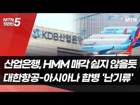 산은, HMM 매각부터 대한항공-<strong>아시아나</strong> 합병 &amp;#39;난기류&amp;#39; / 머니투데이방송 (뉴스)