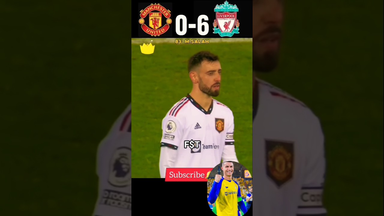 Manchester united vs Liverpool champions league 🔥⚽ 