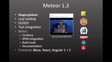 Peter Ilfrich - Meteor 1.3 Summary and SQL vs NoSQL
