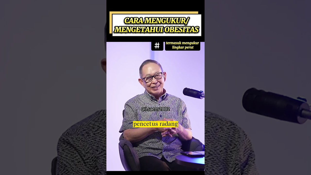 CARA MENGUKUR OBESITAS & LINGKAR PERUT 