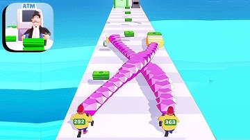 ATM RUSH ALL LEVELS GAMEPLAY ANDROID,IOS (LEVELS 42-43)