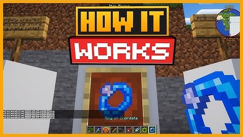 🟨 HOW the RING of CHORDATA BOTANIA WORKS - MINECRAFT