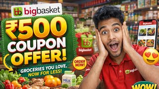 BigBasket Coupon Code Today 🛒🔥 Flat 70% OFF + Cashback 💸 Free Delivery Deals 2026 🚀 screenshot 4
