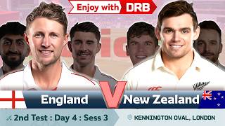 England vs New Zealand | 2nd Test : Day 4 : Session 3 | Scorecard Preview