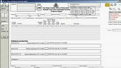 Finding Report Cards