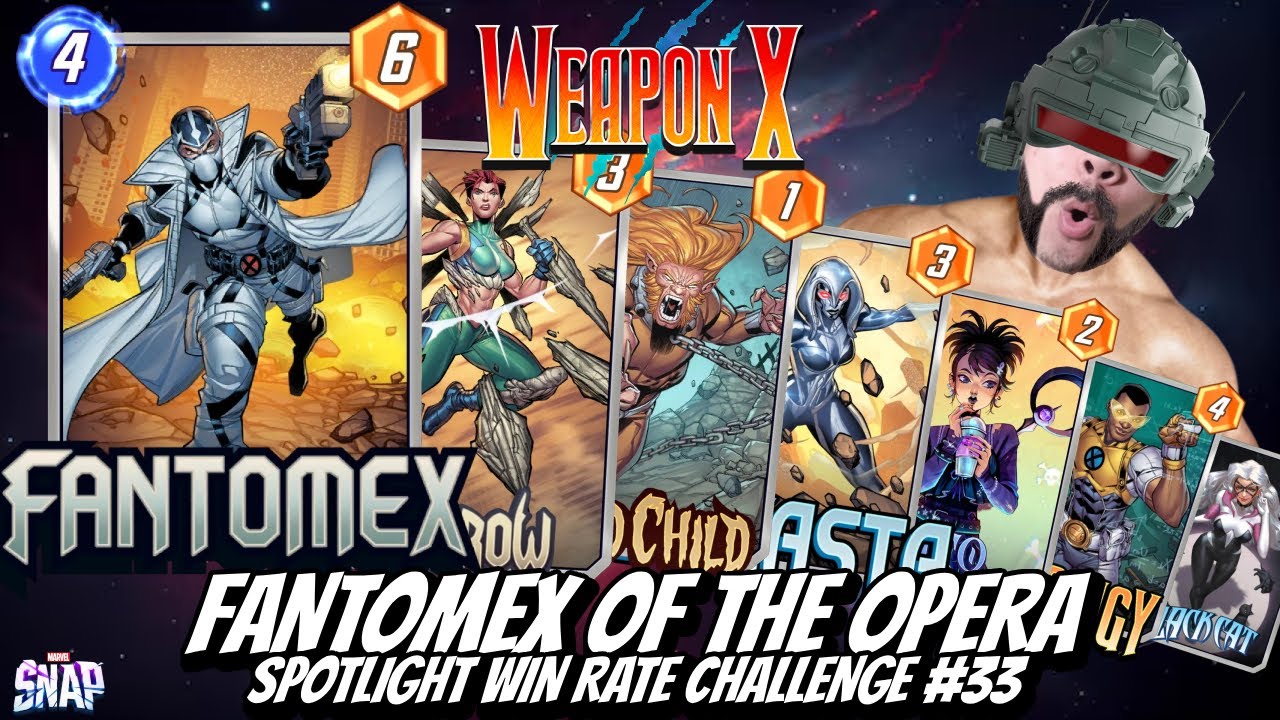 FANTOMEX WIN RATE CHALLENGE - MARVEL SNAP l THE GOBLOKEST