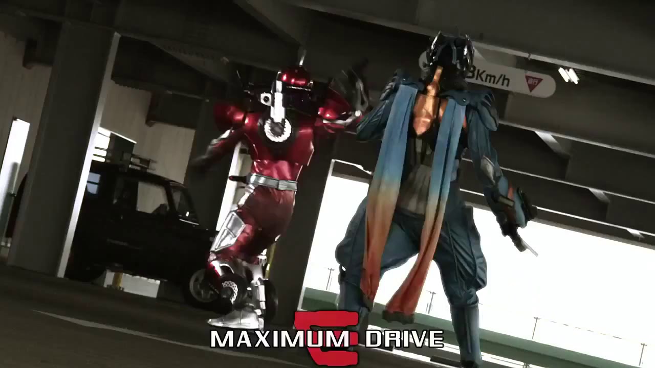 Kamen Rider Accel Finisher A Slasher & Bike Form Finisher