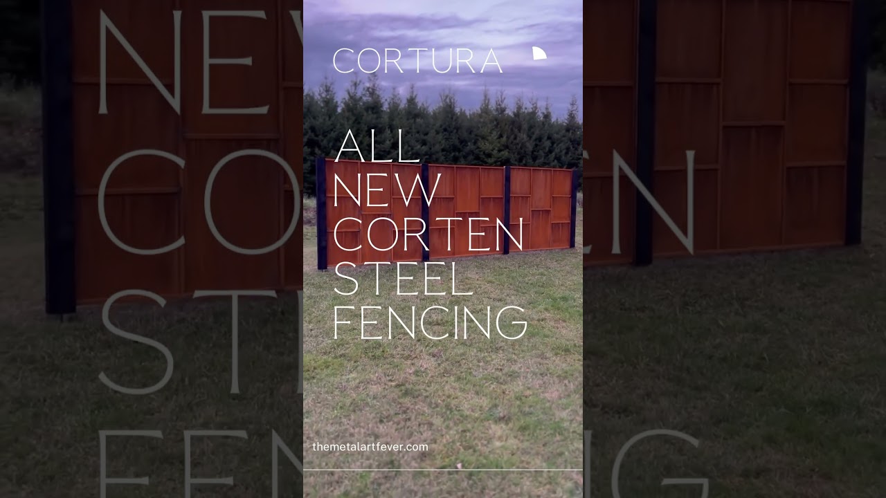Privacy Fencing | CORTURA Corten Steel Fencing 