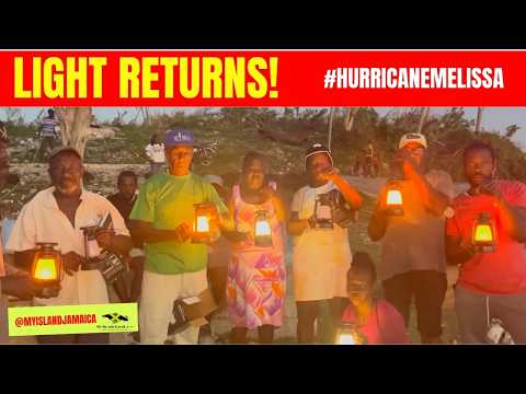 Tonight, Left Hall Lights Up - After #HurricaneMelissa