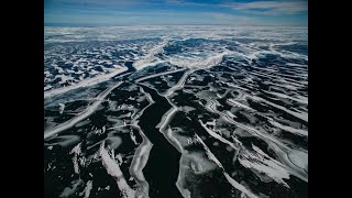 Saginaw Bay Ice at Linwood January 27, 2021 1PM Drone View