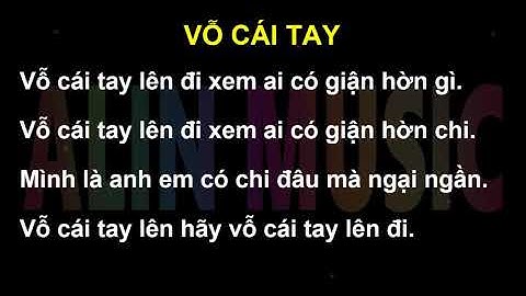 VỖ CÁI TAY | Beat | Bài Hát Sinh Hoạt Tập Thể | ALIN MUSIC